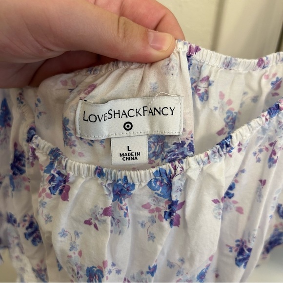 LoveShackFancy x Target Gemma Floral Midi/Maxi Dress Size Large Puff Sleeve - Picture 6 of 14